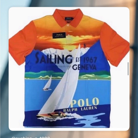 RALPH LAUREN GENEVA SAILING POLO SHIRT - Picture 1 of 3